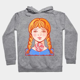 Girl with pigtails Hoodie